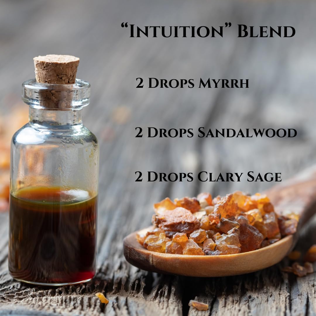 SenseLAB Myrrh Essential Oil - Meditation and Skin Care - 100% Pure Extract Therapeutic Grade Myrrh Oil for Aromatherapy Diffuse