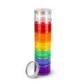 GMS 7 Day Medicine Pill Organizer - Stackable Pill Box - Fits Small Tablets & Vitamin Supplements, Keep Your Daily & Weekly Medi