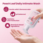 FuYanJie Peach Leaf Feminine Wash For intimate area Hygiene and Itchy, pH Balanced Body Wash with Lactic Acid For Sensitive Skin
