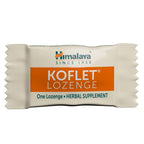 Himalaya Koflet Lozenges, Original Menthol Flavor, Natural Herbal Cough Drop for Warming Relief and Soothing Throat Comfort, 130
