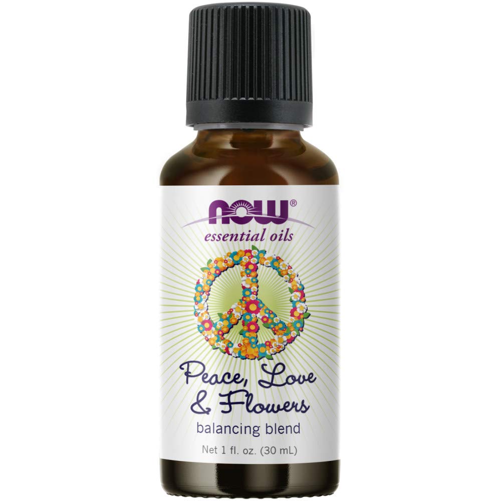 NOW Foods Essential Oils, Peace, Love and Flowers, Sweet Floral Aromatherapy Scent, Blend of Pure Essential Oils, Vegan, Child R