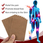 Sumifun 96pcs Tiger Relief Patches, Tiger Plaster, Back Patch for Knee, Neck, Muscle, Shoulders, Body Herbal Plaster