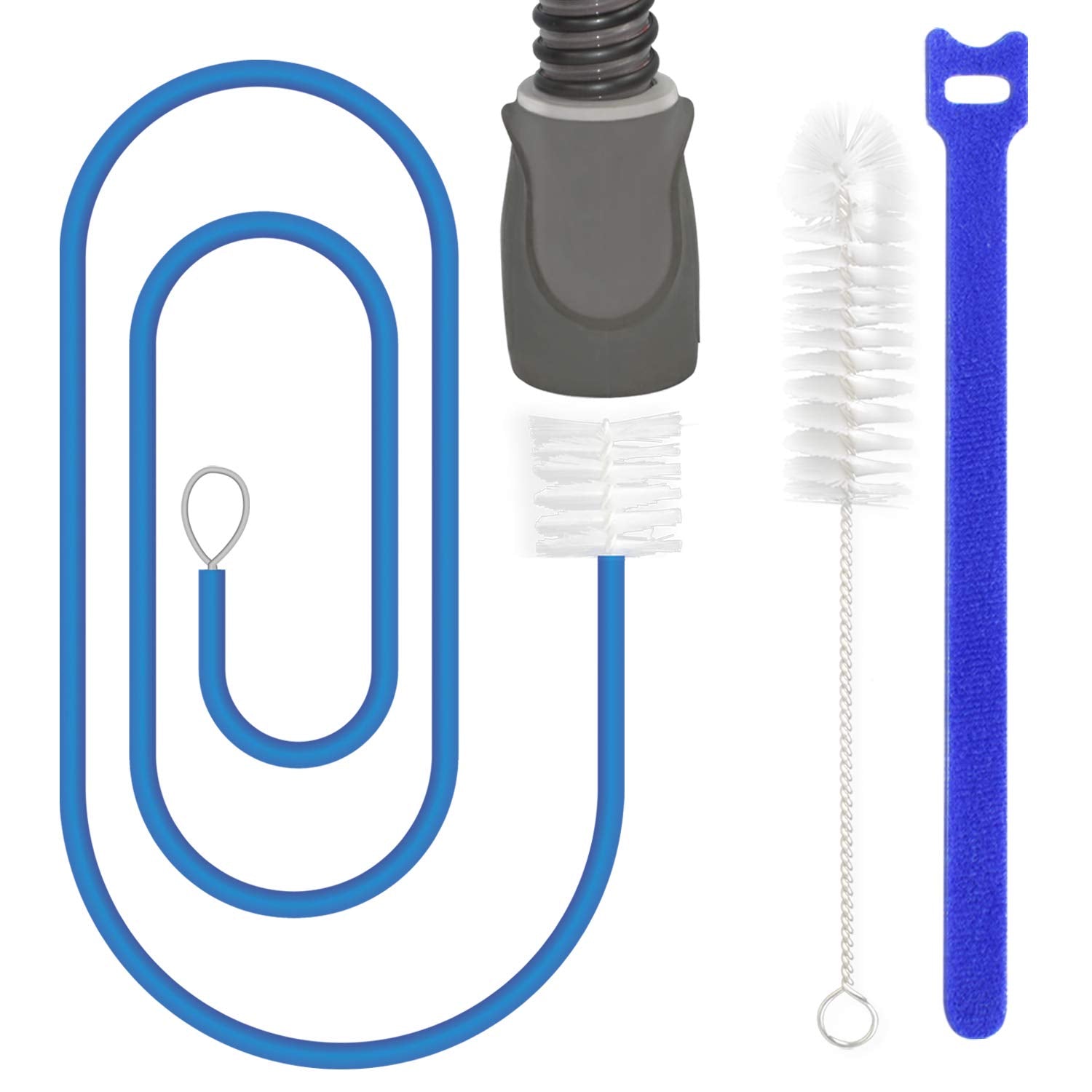2Pack CPAP Tube Cleaning Brush Supplies for Heated Tube, Flexible CPAP Hose Cleaning Brush Kit for Standard 15mm/22mm Diameter T