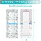 Waterproof Incision Bandages for Large Wounds Knee Hip Replacement Adheisve Island Dressing Bandaid Tape Post Surgical Shower Pr