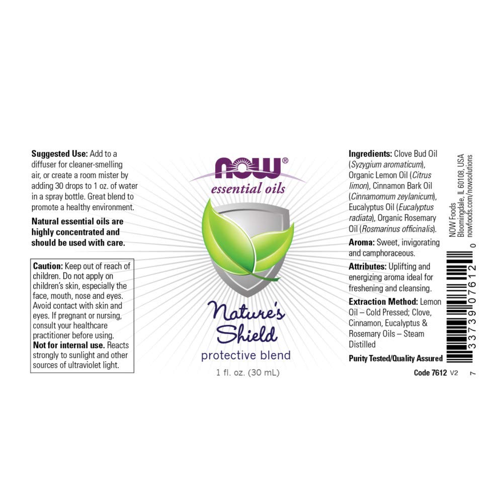 NOW Foods Natures Shield Oil Blend, 1 Fluid Ounce (2 Pack)