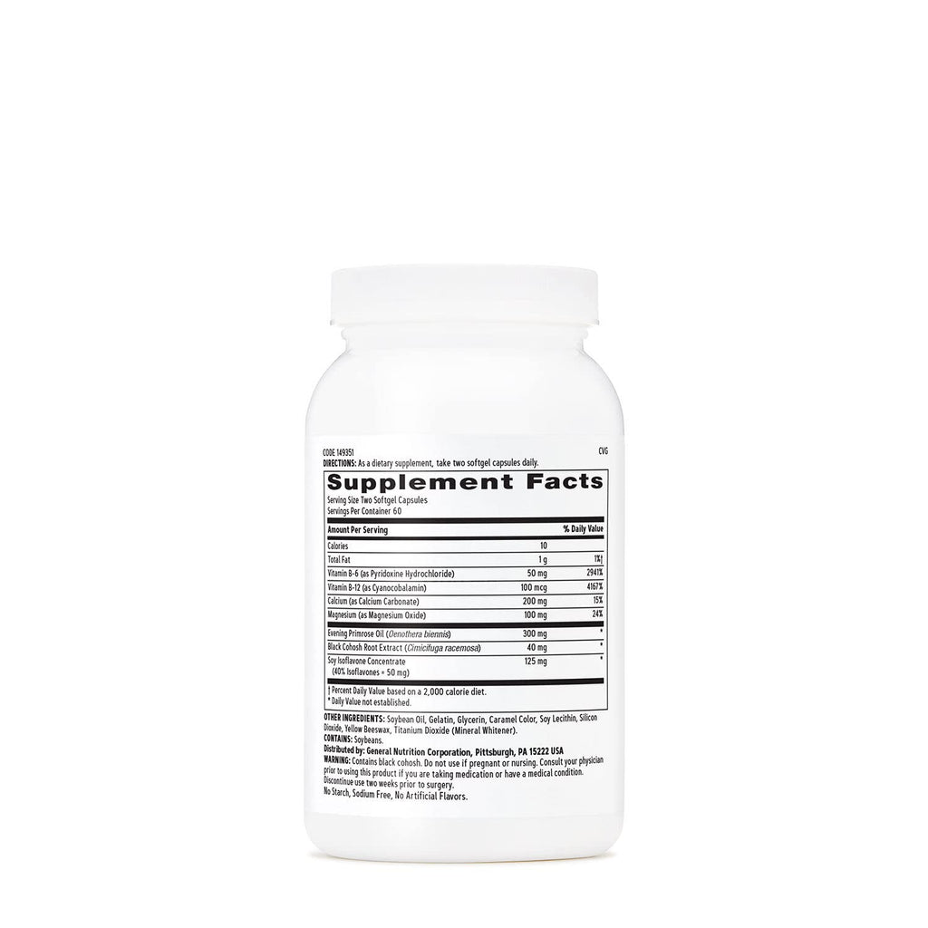 GNC Womens Phytoestrogen Formula | Supports Hormone and Mood Balance Plus Increased Energy | Targeted Relief for Menopause Symp