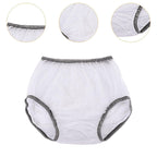 Adult Waterproof Pull-On Incontinence Pants Fits (42-52) - Soft Vinyl Cover Underwear to Wear Over Diapers, Pads or Briefs - Lea