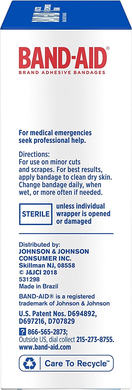 B-A Pl 60 5635 Wide Size 60s Band-Aid Plastic Comfort Flex