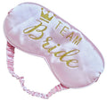 Mps My Party Suppliers 1Pc Bride Sleep Eye Masks For Bachelorette Party Team Bride Sleep Mask Pink Soft Eye Mask