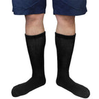 Physicians Approved Diabetic Socks Crew Unisex 3, 6 or 12-Pack (10-13, 6 Pairs Black)
