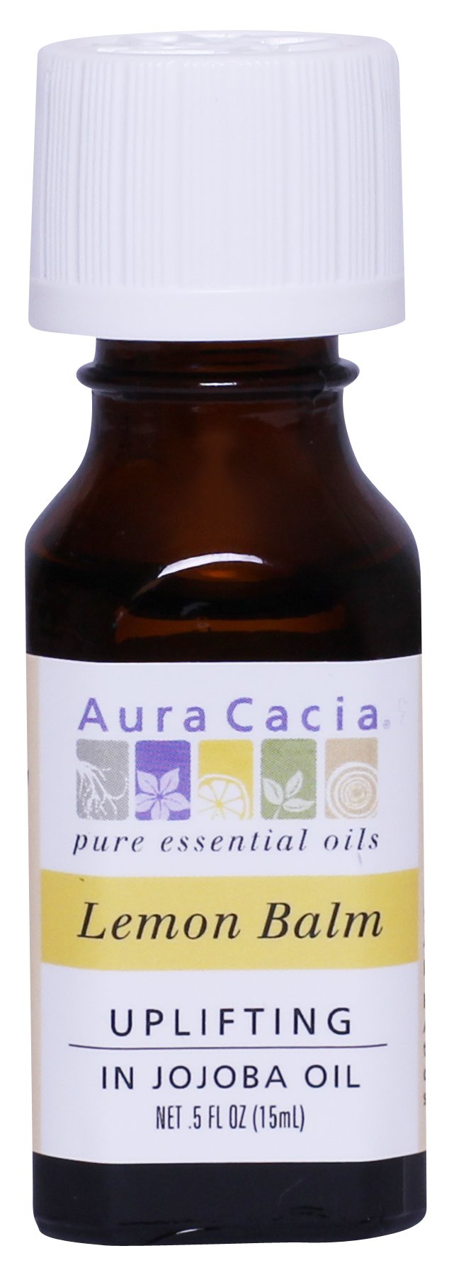 Aura Cacia Lemon Essential Oil Balm, 0.5 Ounce