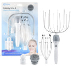 Daiwa Felicity 5-in-1 Electric Vibrating Head Scalp Massager Set [Updated 2019]