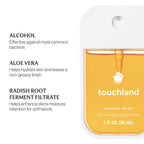 Touchland Power Mist Hydrating Hand Sanitizer Spray, TROPICAL Trio Set (Mango Passion, Beach Coco, Watermelon), 1 FL. OZ. Travel