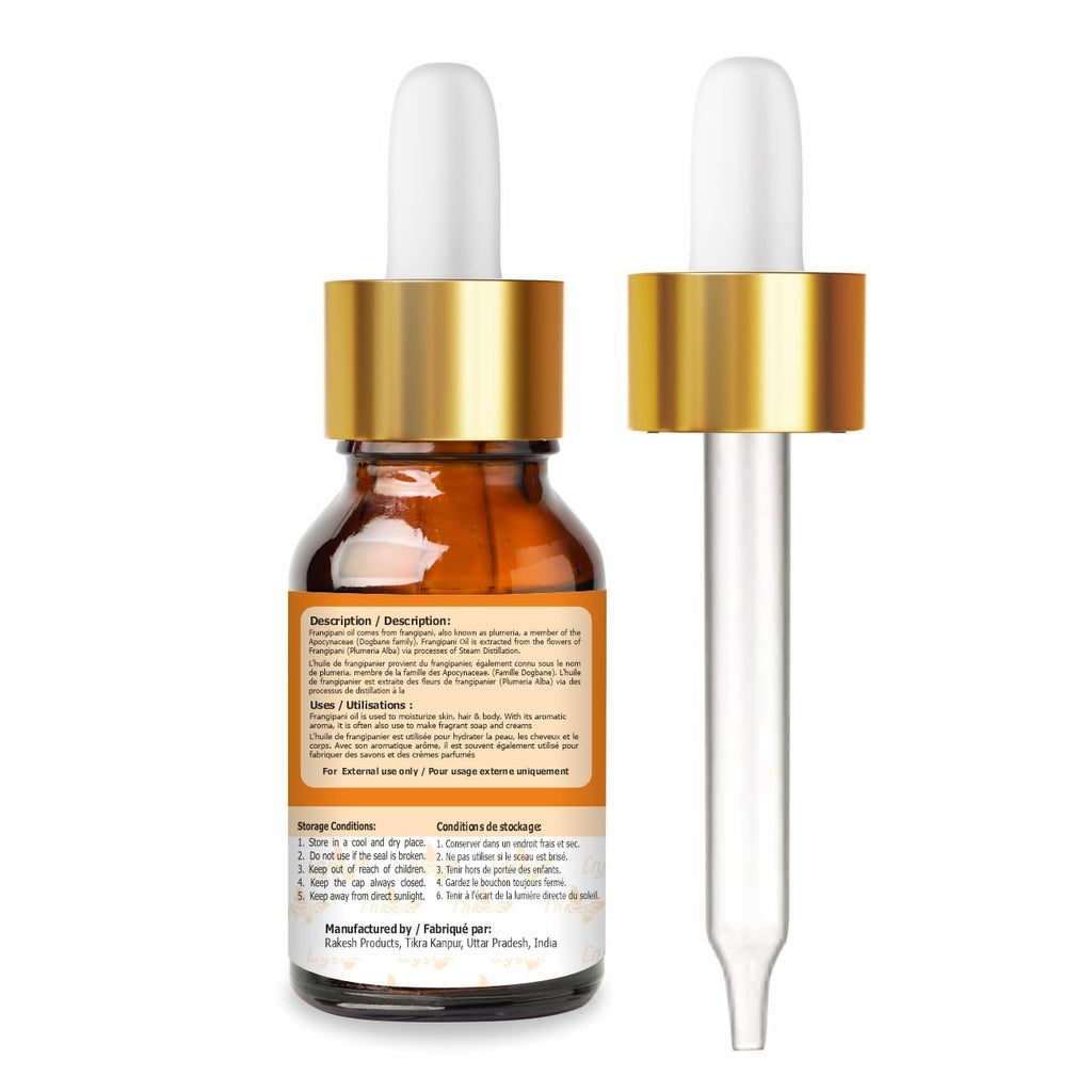 Crysalis Frangipani (Plumeria alba) Oil - 0.51 Fl Oz (15ml)