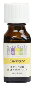 Aura Cacia Essential Oil Blend, Energize, 0.5 fluid ounce