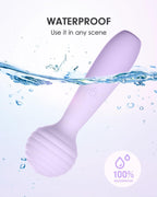 Pinkmini Portable Electric Travel Massager, Powerful Handheld Mini Muscle Neck Massage Tool, Purple