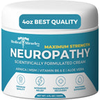 Medical Miracles Neuropathy Nerve Therapy Max-Potency Relief Cream for Feet, Hands, Legs, and Toes - Enriched with Arnica, Vitam