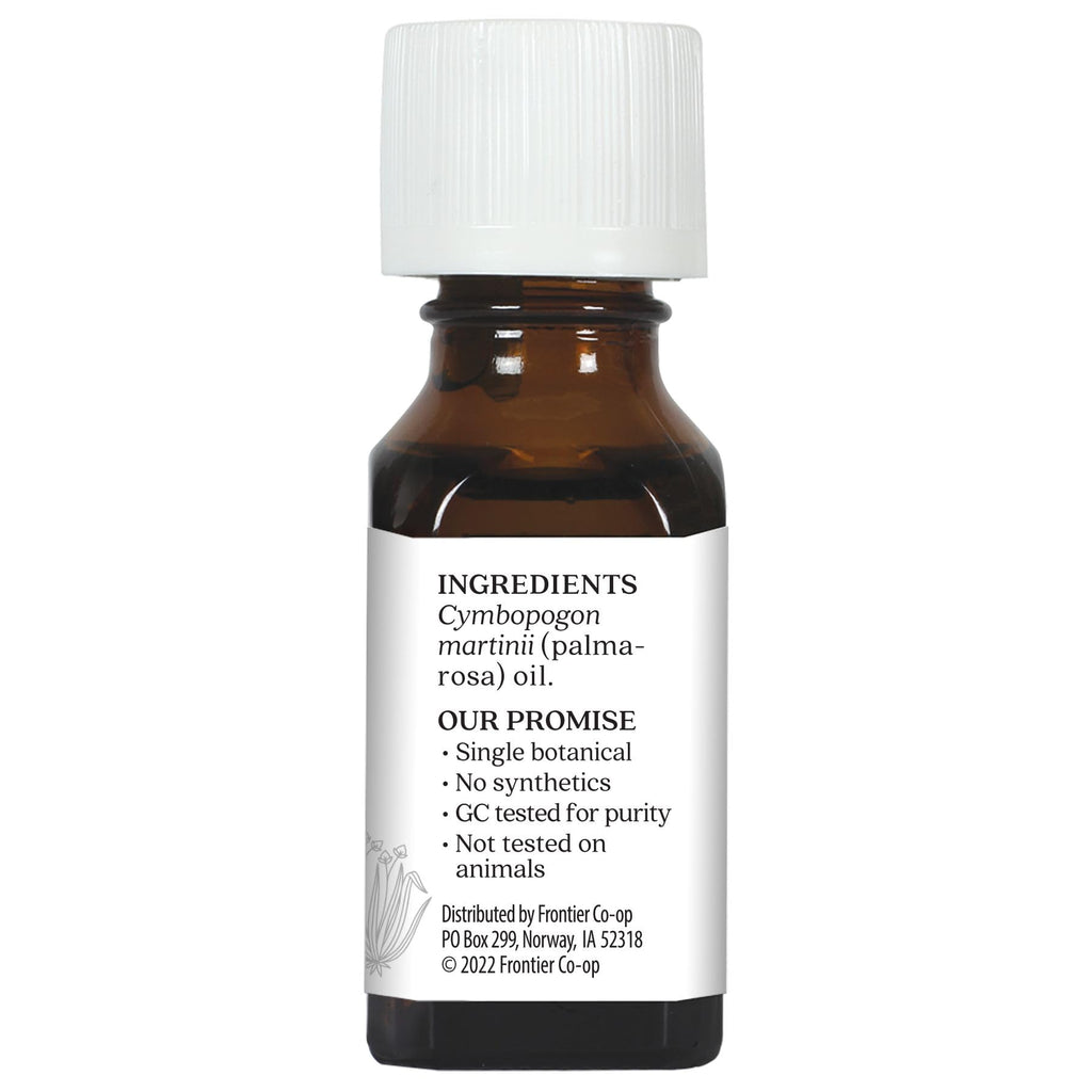 Aura Cacia Pure Palmarosa Essential Oil | 0.5 fl. oz. | Cymbopogon martinii