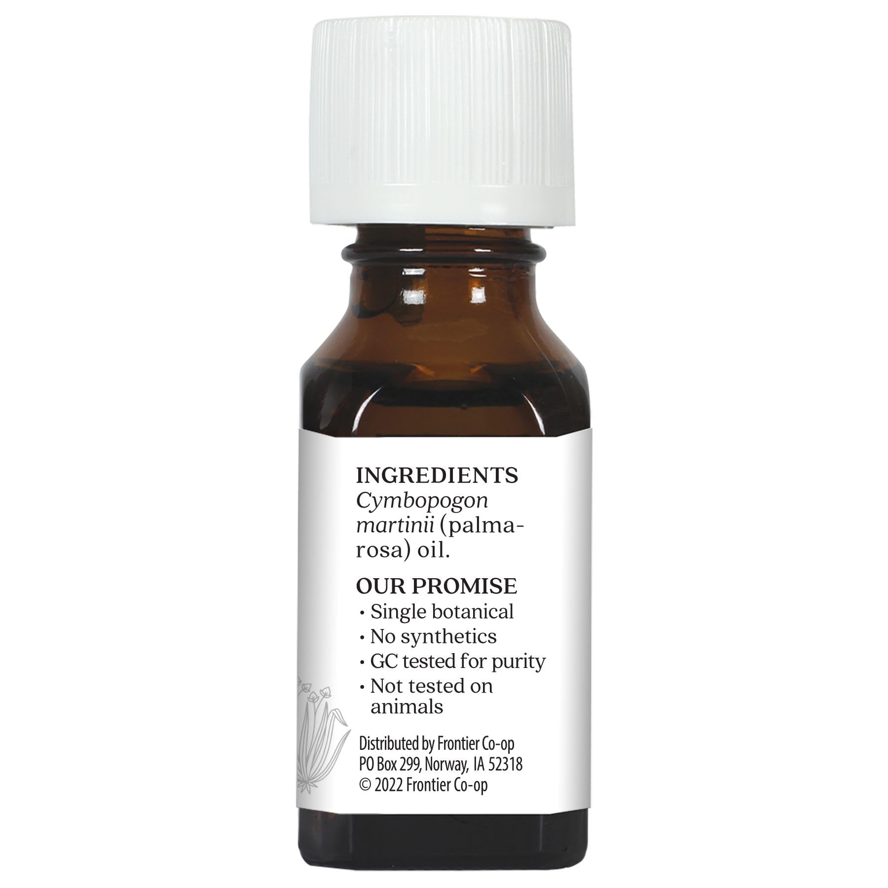 Aura Cacia Pure Palmarosa Essential Oil | 0.5 fl. oz. | Cymbopogon martinii