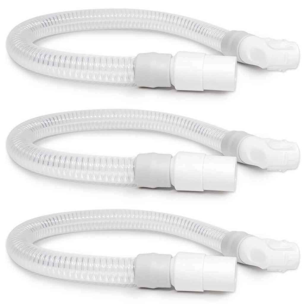 3 Packs Replacement Short Hose for N20, Reduce Air Leaks & Noisy Sound, Included 3 PCS of Short Tubes, Quick-Release Elbows and 