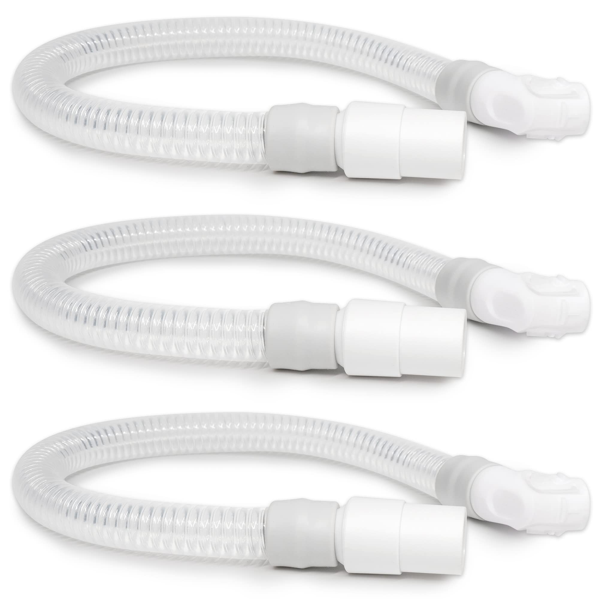 3 Packs Replacement Short Hose for N20, Reduce Air Leaks & Noisy Sound, Included 3 PCS of Short Tubes, Quick-Release Elbows and 
