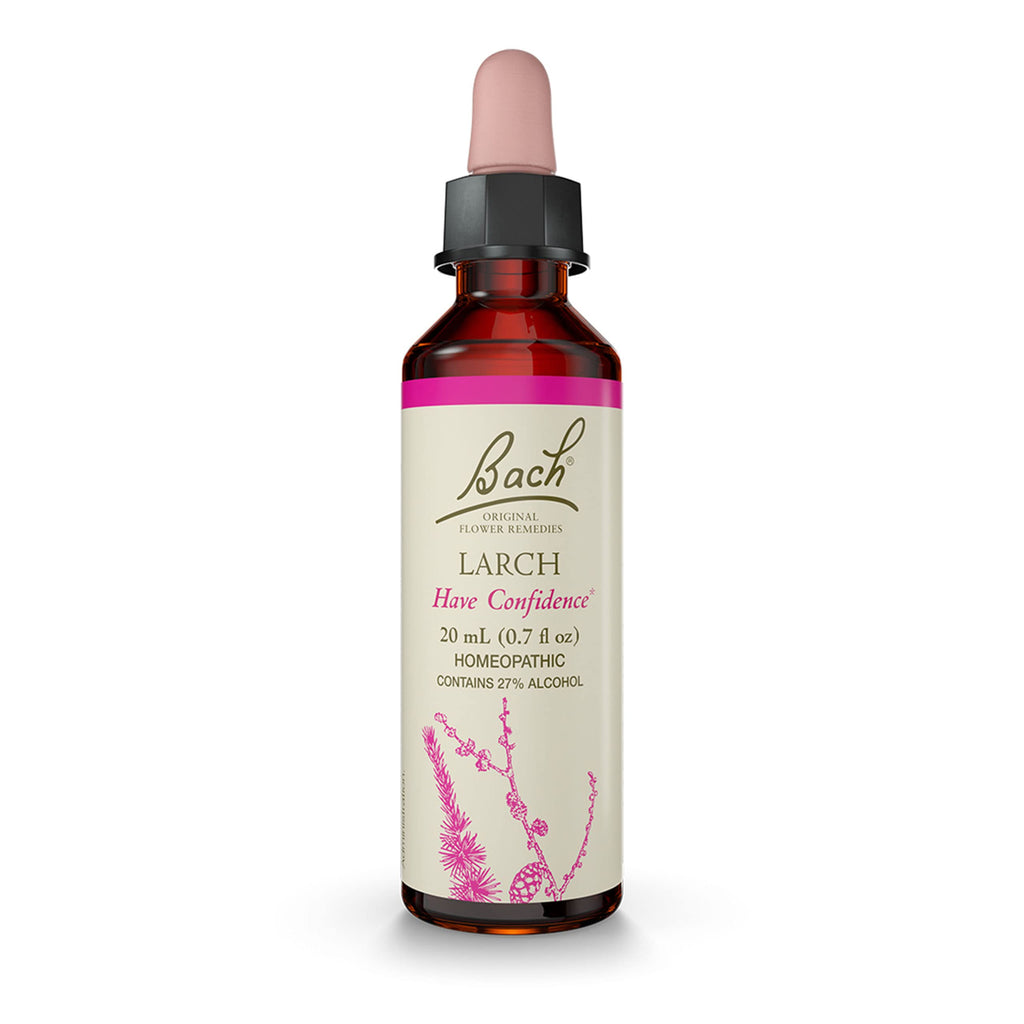 Bach Original Flower Remedies, Larch for Confidence, Natural Homeopathic Flower Essence, Holistic Wellness and Stress Relief, Ve