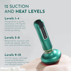 Uojojop Intelligent Handheld Massage Tool for Anti - Cellulite, Electric Cupping Device with 12 Suction Modes. This Fat Remover
