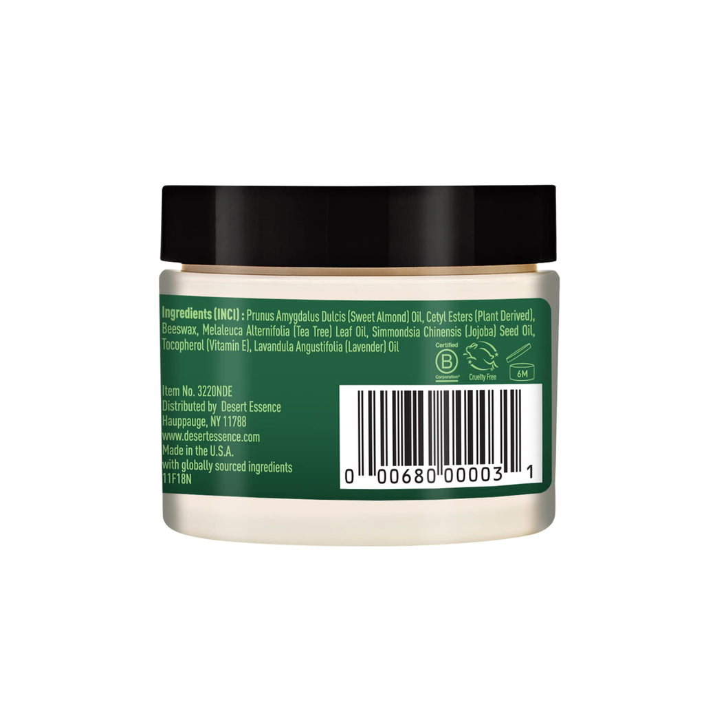 Desert Essence Organic Tea Tree Oil Skin Ointment - 1 Fl Oz - Pack of 4 - Jojoba & Lavender Essential Oils - Vitamin E - Sweet A