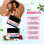 Natruveda Vulva Balm Discovery Pack - Natural Feminine Moisturizer for Dryness & Irritation - Fragrance-Free & Rose Sandalwood -