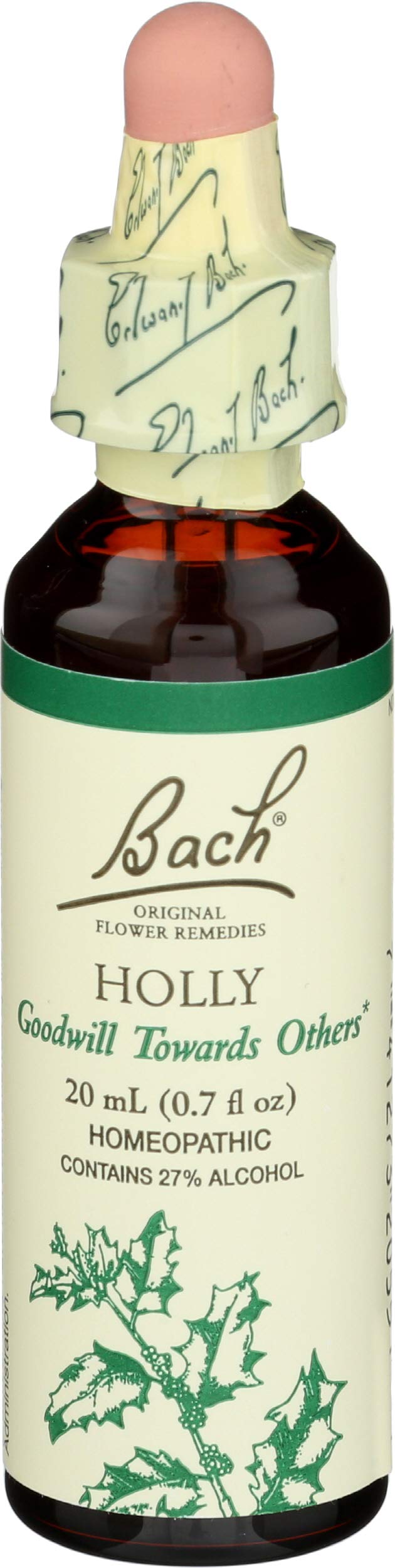 Bach, Bach Original Flower Remedies Holly, 0.68 Fl Oz