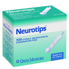 Neurotips Peripheral Neuropathy Examination Pins, White & Red, 100 Count