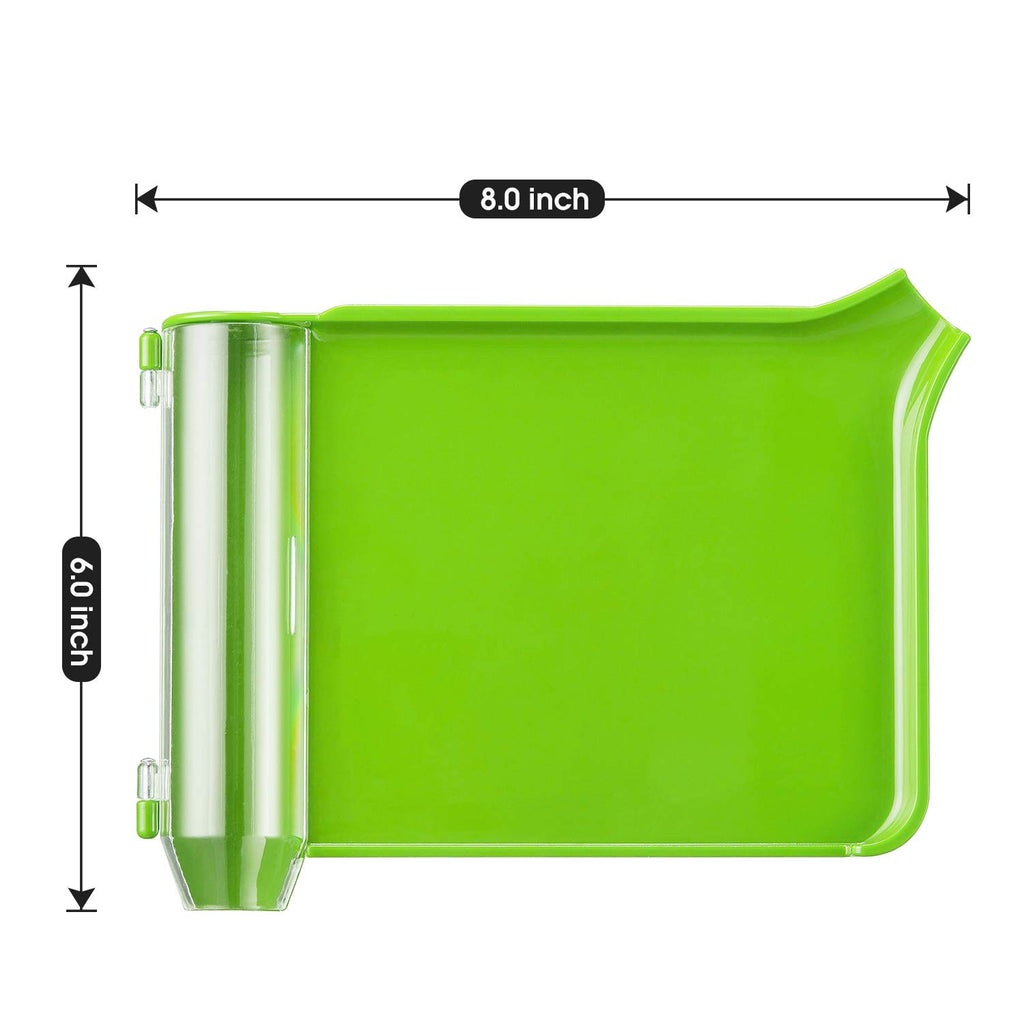 Medarchitect Right Hand Pill Counting Tray with Spatula (Light Green - L Shape)