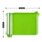 Medarchitect Right Hand Pill Counting Tray with Spatula (Light Green - L Shape)