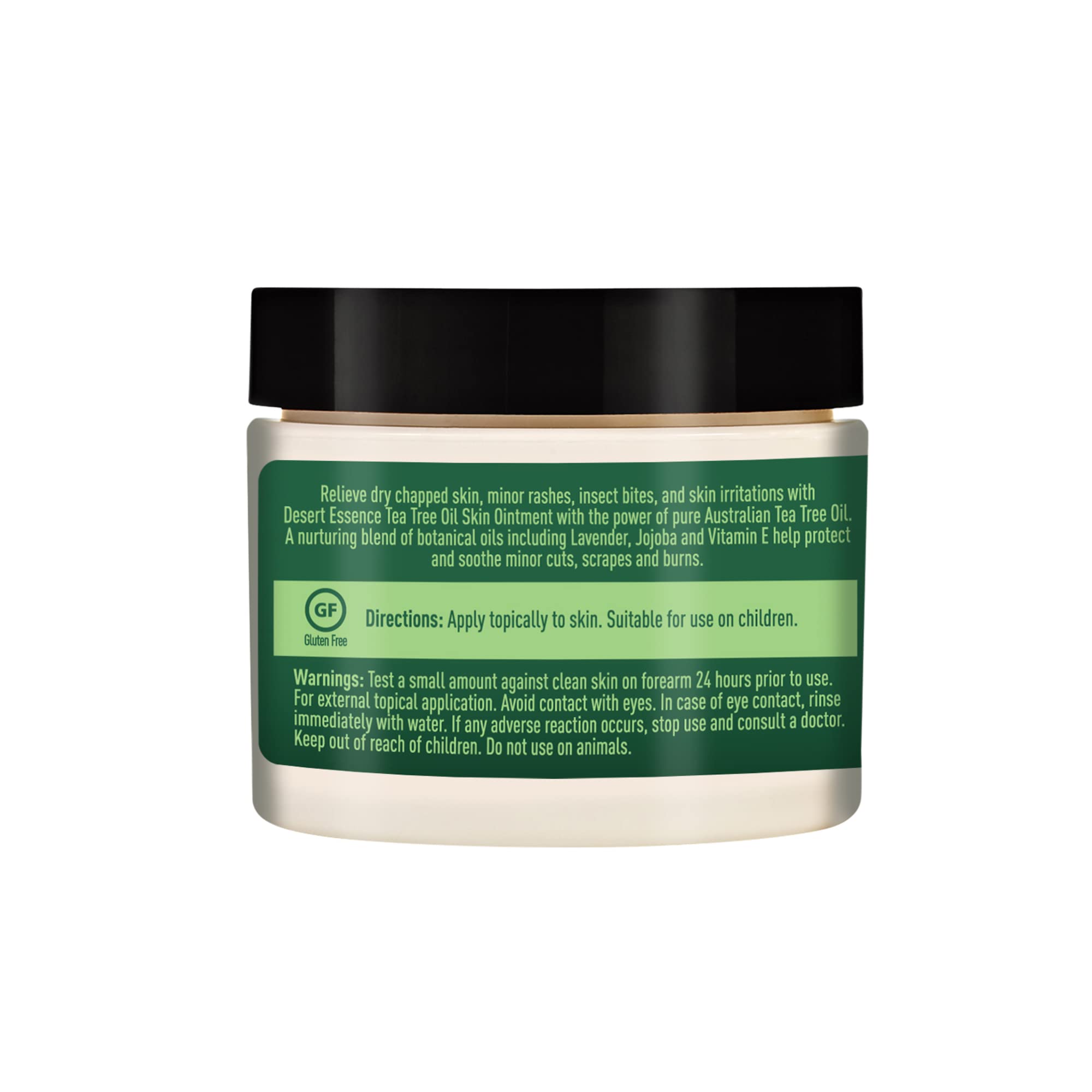Desert Essence Organic Tea Tree Oil Skin Ointment - 1 Fl Oz - Pack of 4 - Jojoba & Lavender Essential Oils - Vitamin E - Sweet A