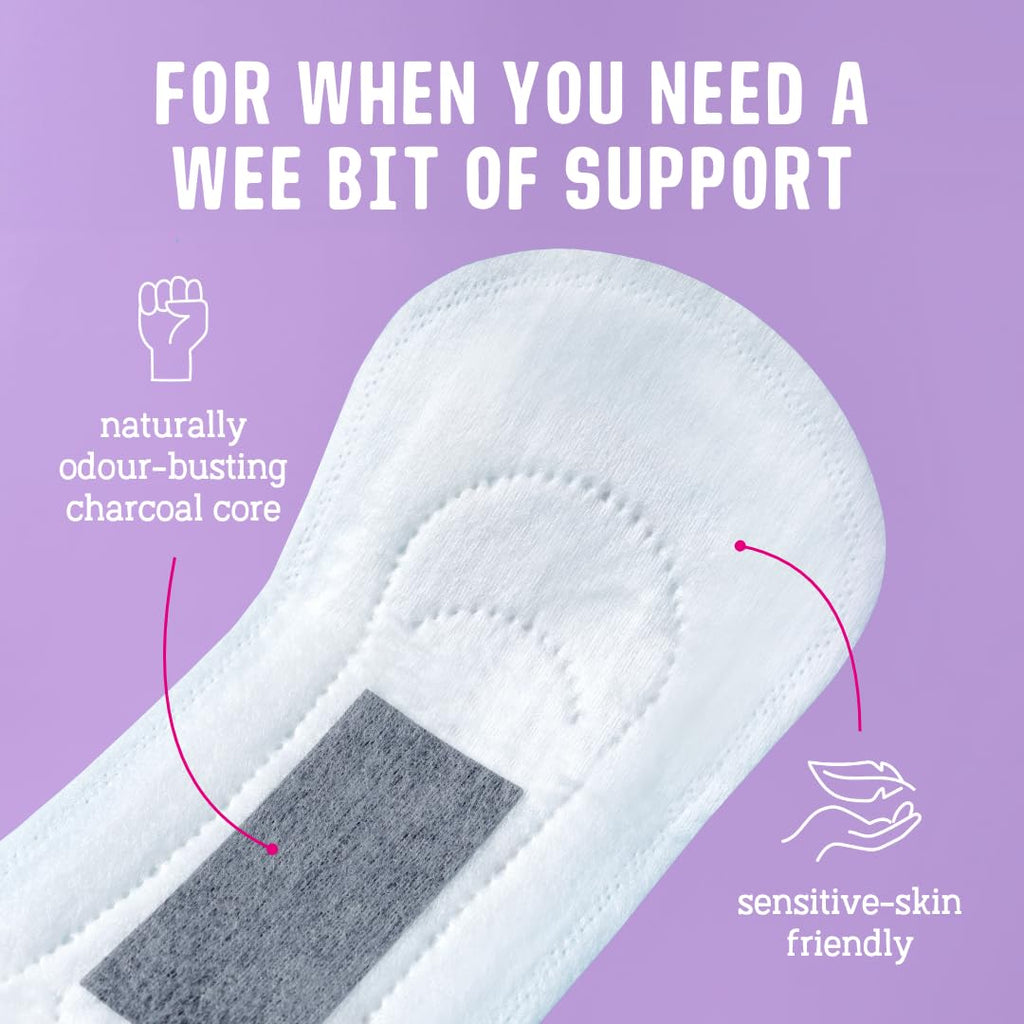 Flo Sensitive Bladder Bamboo Liners (16 Liners) - Discreet, Light Incontience, Ultra-Thin + Hypoallergenic