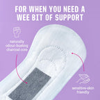 Flo Sensitive Bladder Bamboo Liners (16 Liners) - Discreet, Light Incontience, Ultra-Thin + Hypoallergenic