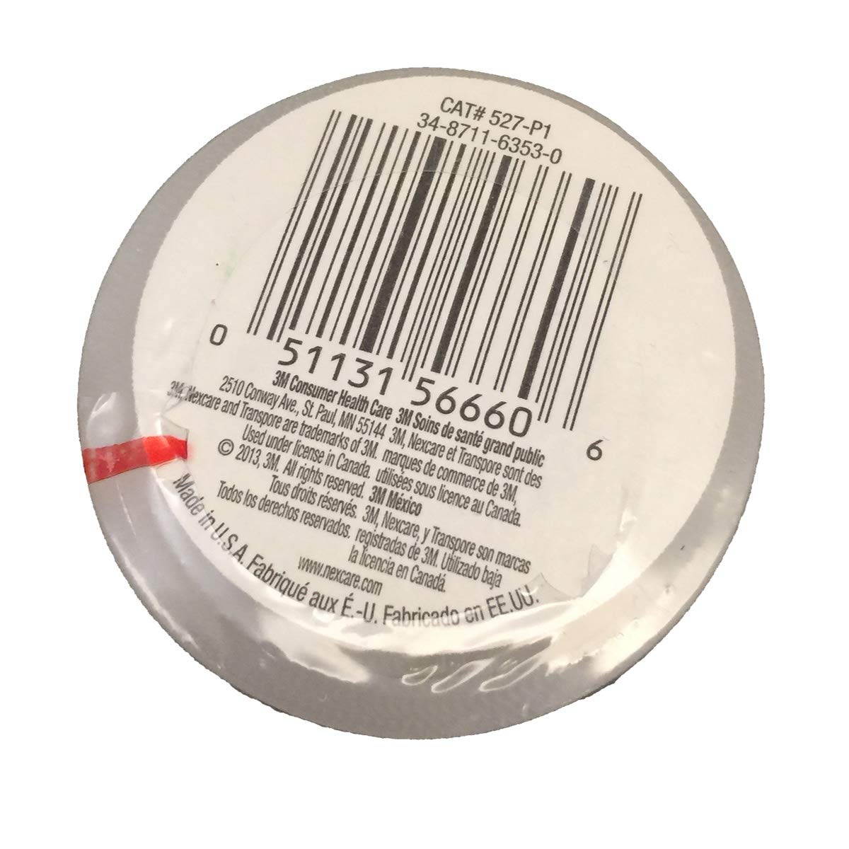 3M Transpore Clear 1-Inch Wide First Aid Tape, 10-Yard Roll (2 Rolls), Model:1527-1