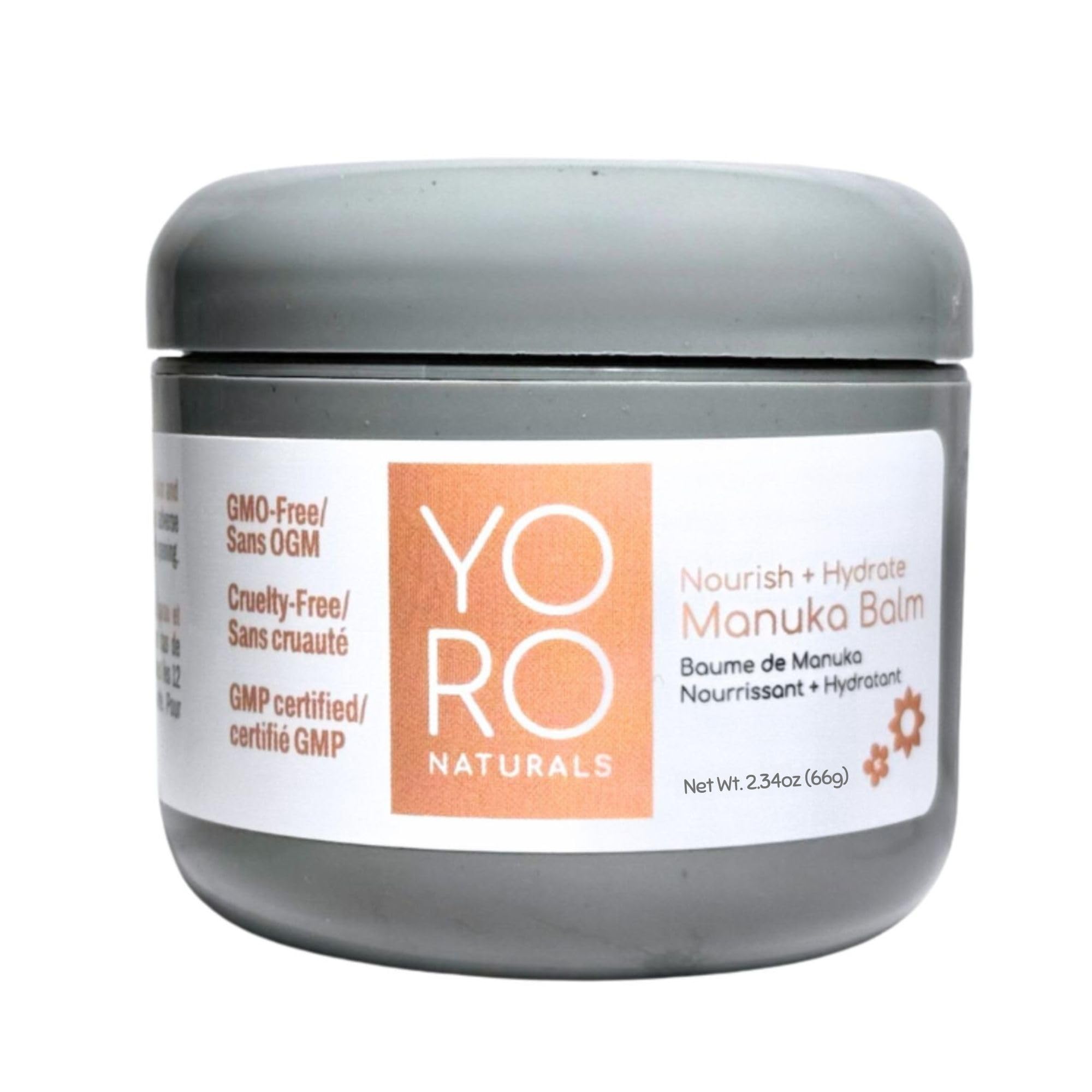Nourish + Hydrate Manuka Balm - New Skin Soothing Cream for Sensitive Dry Skin, Made in USA, Honey Eczema Relief, Natural Psoria