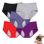IDCWZL Leakproof Panties for Women Over 60 Leak Proof Ladies Underwear with Incontinence Comfortable(5pc-a,L)