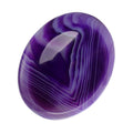 Artistone Crystal Worry Stones for Anxiety Carved Pocket Purple Agate Oval Energy Meditation Healing Thumb Stone for Women Kids 