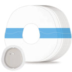 Kuruyo G7 Adhesive Patches Waterproof 60Pcs stelo Overpatch Clear Latex Free Strong Adhesion Long Lasting 10-15 Days Sweatproof 