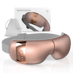 HubiCare Eye Massager with Heat, Vibration, and Music Helps Relieve Strain, Dark Circles, Dryness, and for Migraine Relief Relax