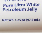 Covidien Vaseline 3.25 Oz Tube - 100% White Petrolatum Skin Moisturizer for Dry Skin, Soothing Whole Body Jelly