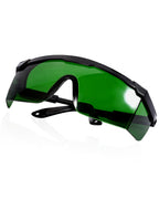 Red Light Therapy Glasses, See-Through Eye Protection for Red Infrared 200-2000nm Full-Coverage Design Adjustable Fit Transparen