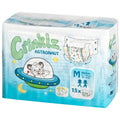 Crinklz Tab-Style Briefs Adult Printed Diapers, Astronaut, Medium, Pack/15