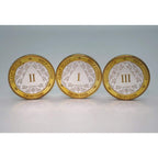 Silver & Gold 1-50 Years Alcoholics Anonymous Medallion AA Coin Capsule Included