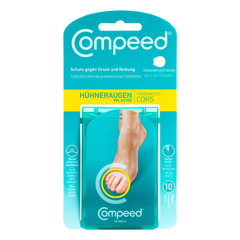 Compeed corn plasters between the toes by Compeed