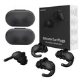 ENJROKJ Ear Plugs for Sleeping Noise Cancelling,Soft Comfortable Silicone Noise Reduction Earplugs,Reusable Washable Earplugs fo