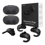 ENJROKJ Ear Plugs for Sleeping Noise Cancelling,Soft Comfortable Silicone Noise Reduction Earplugs,Reusable Washable Earplugs fo