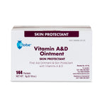 Globe (Box of 144) Vitamin A & D Ointment, First Aid & Skin Protectant with Vitamins A&D, 5g Packets, 144-Packets Box, Lanolin &